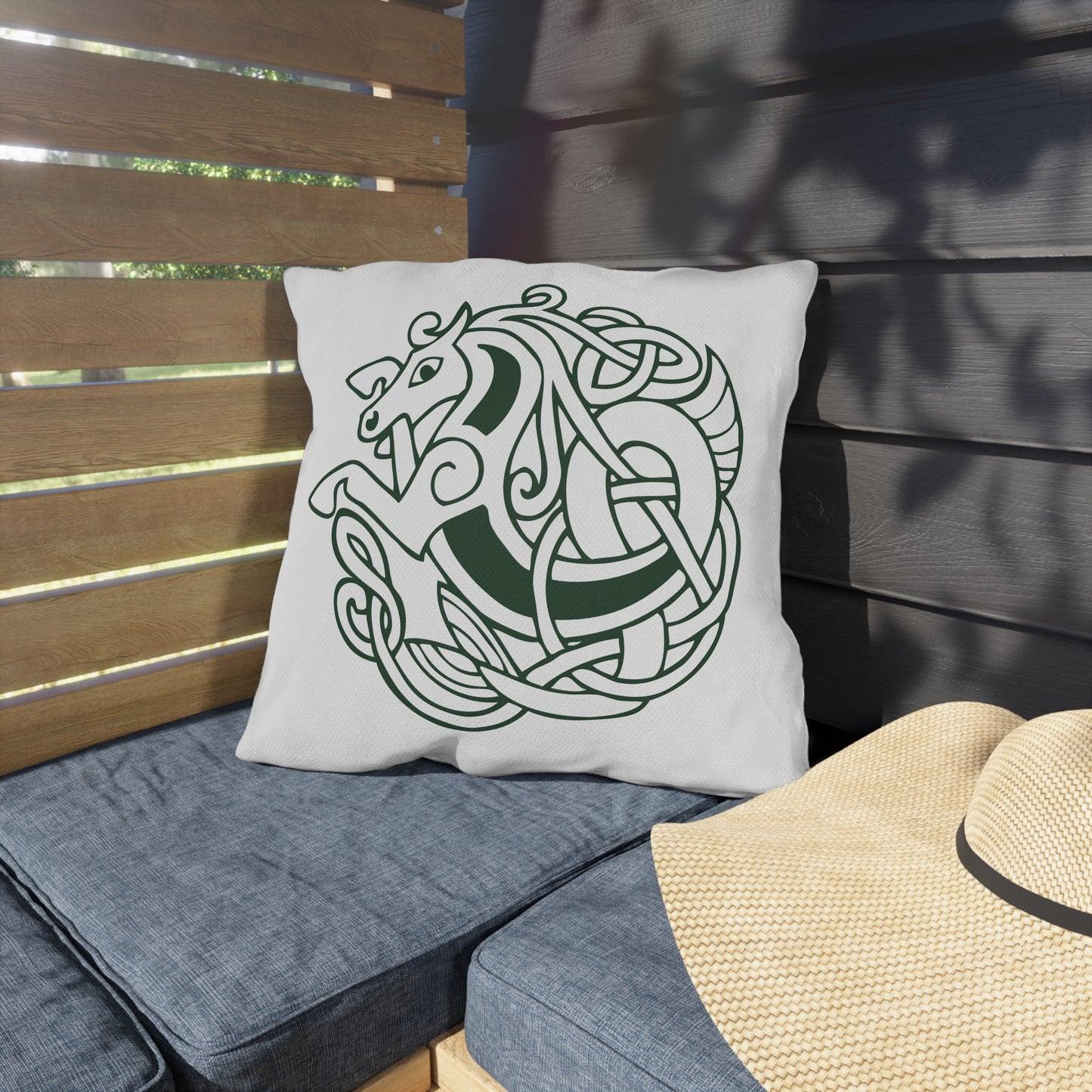 Throwback Kelpie Outdoor Decorative Pillows
