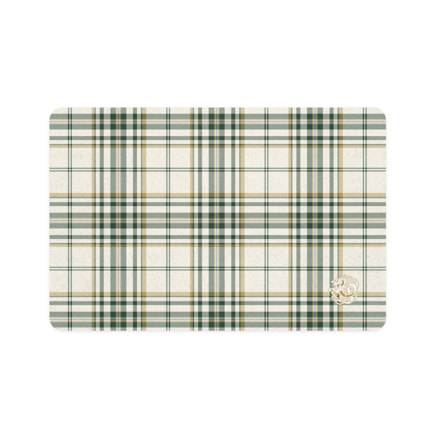 Kelpie Tartan Pet Food Mat