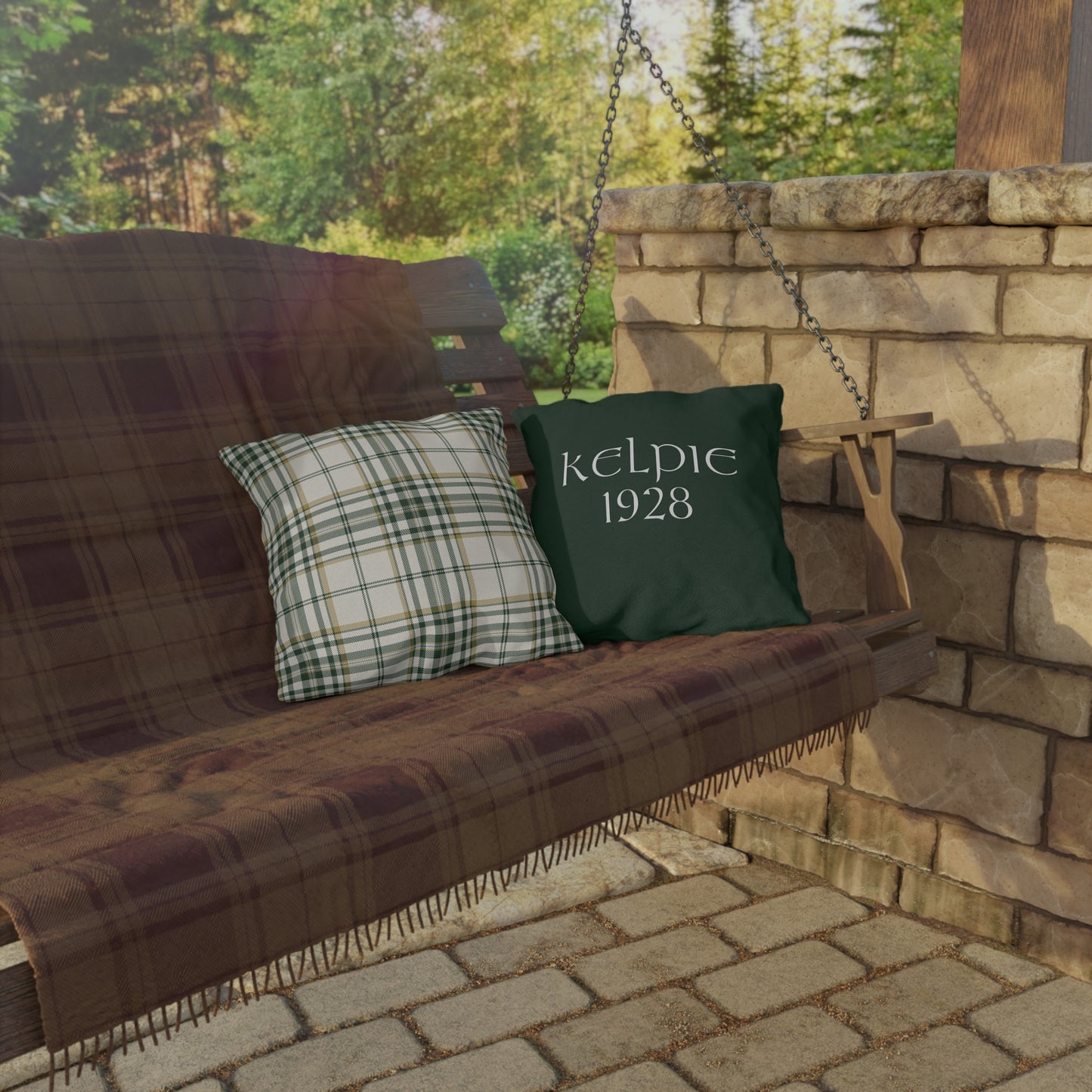 Kelpie Tartan Outdoor Decorative Pillows