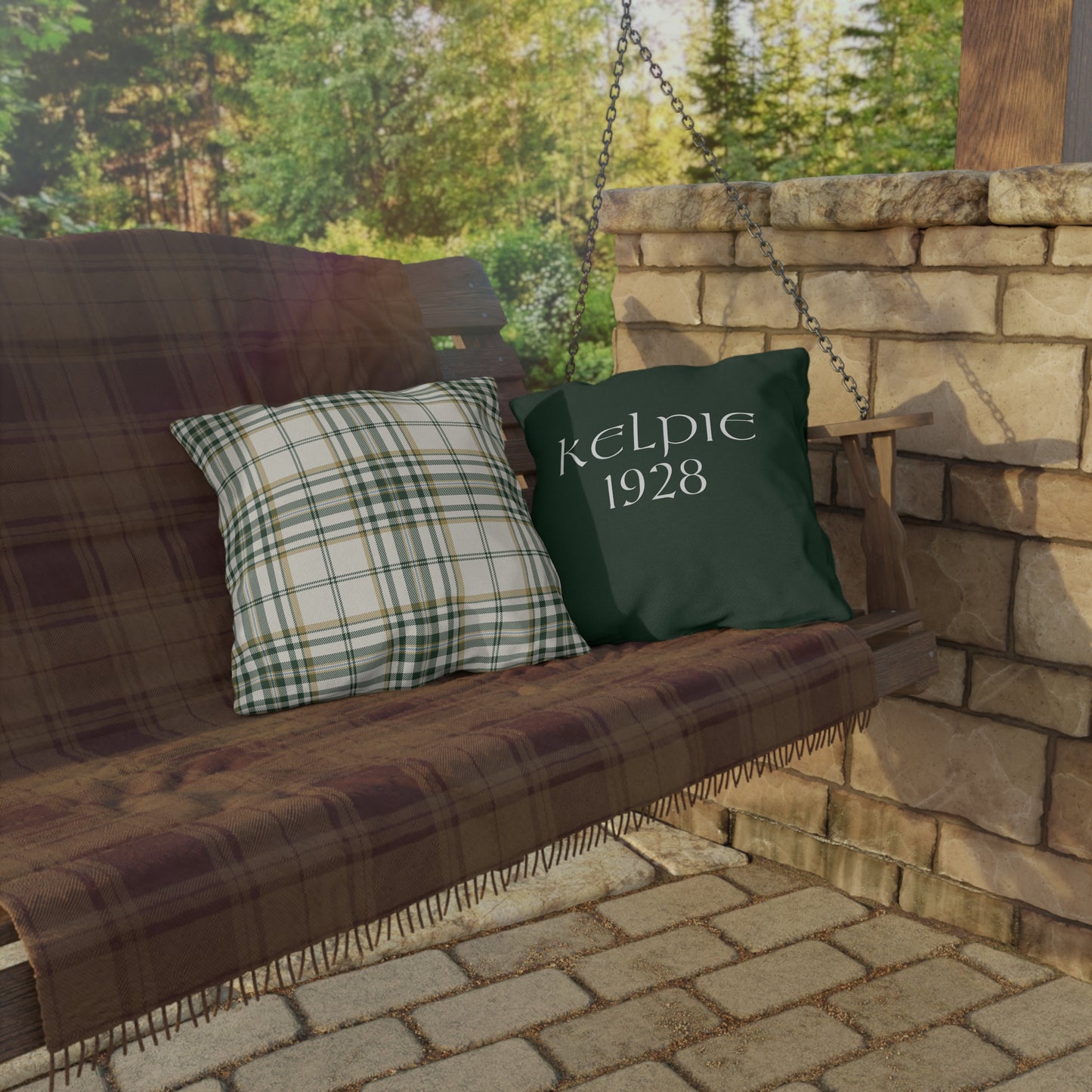 Kelpie Tartan Outdoor Decorative Pillows