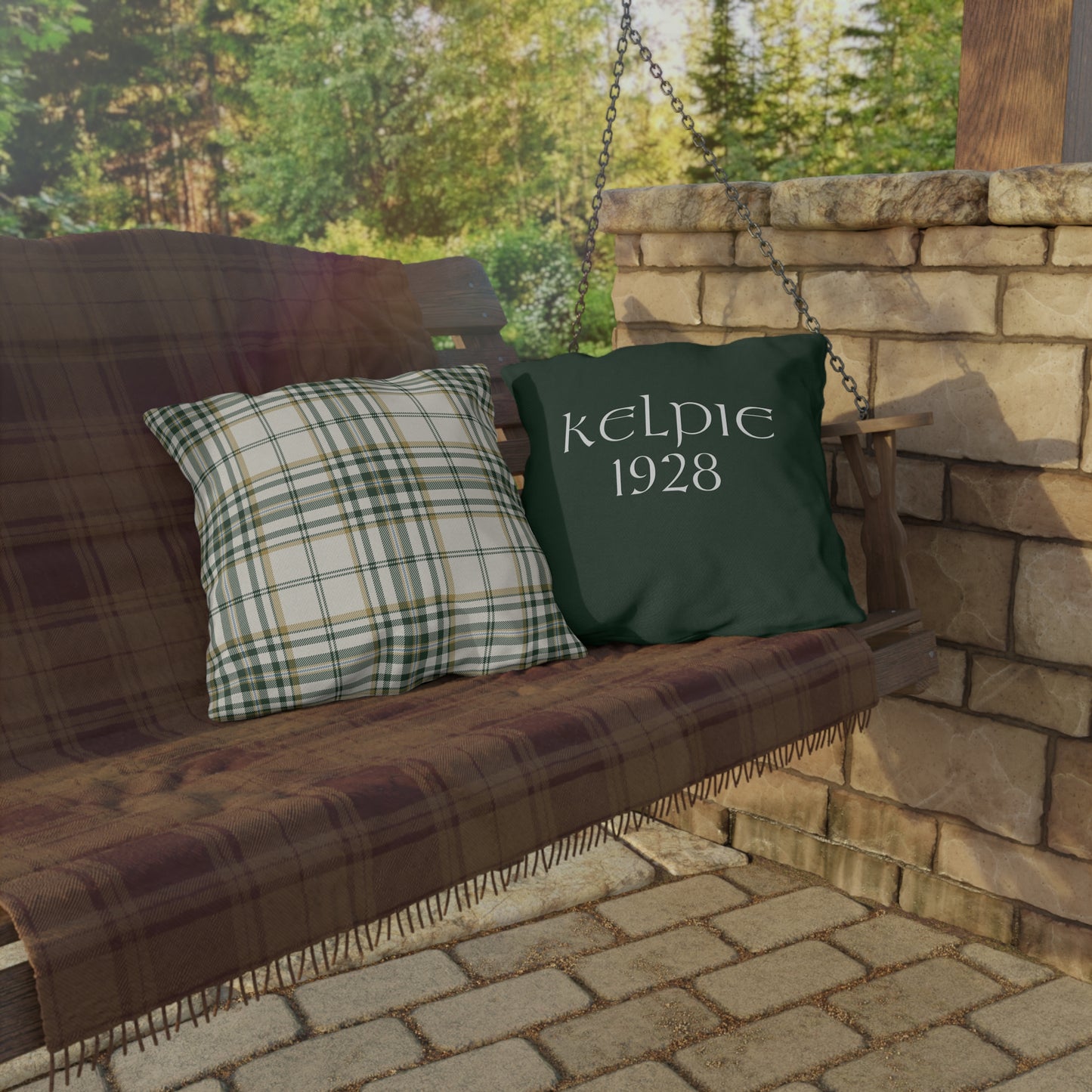 Kelpie Tartan Outdoor Decorative Pillows