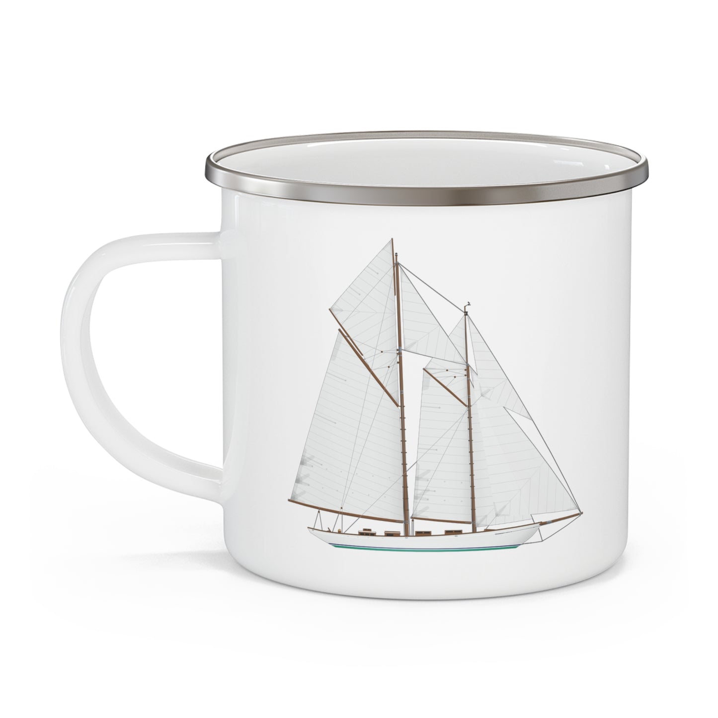 Kelpie Enamel Camping Mug