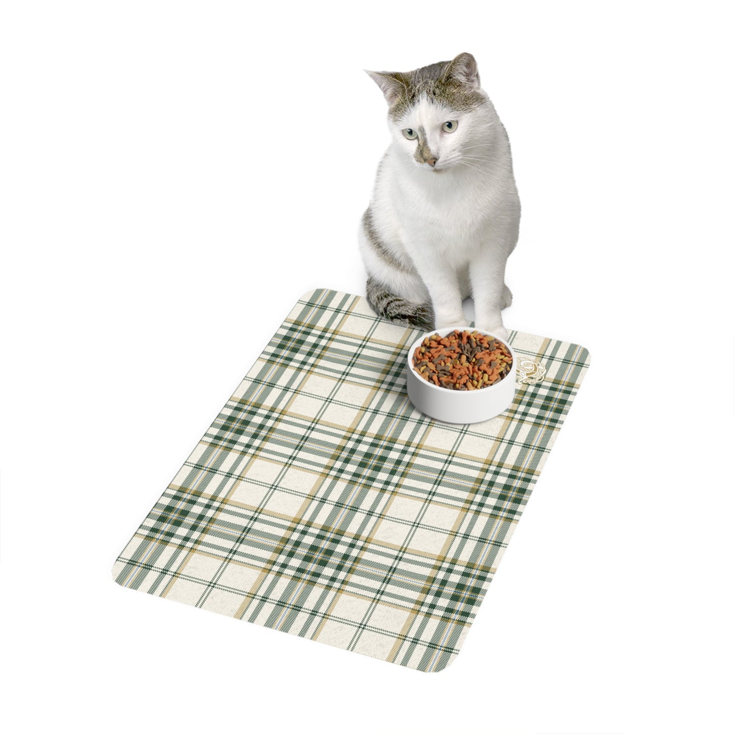 Kelpie Tartan Pet Food Mat
