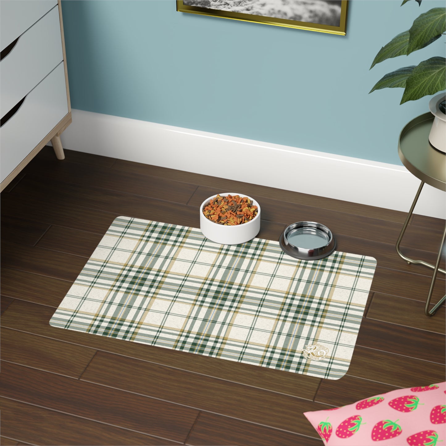 Kelpie Tartan Pet Food Mat