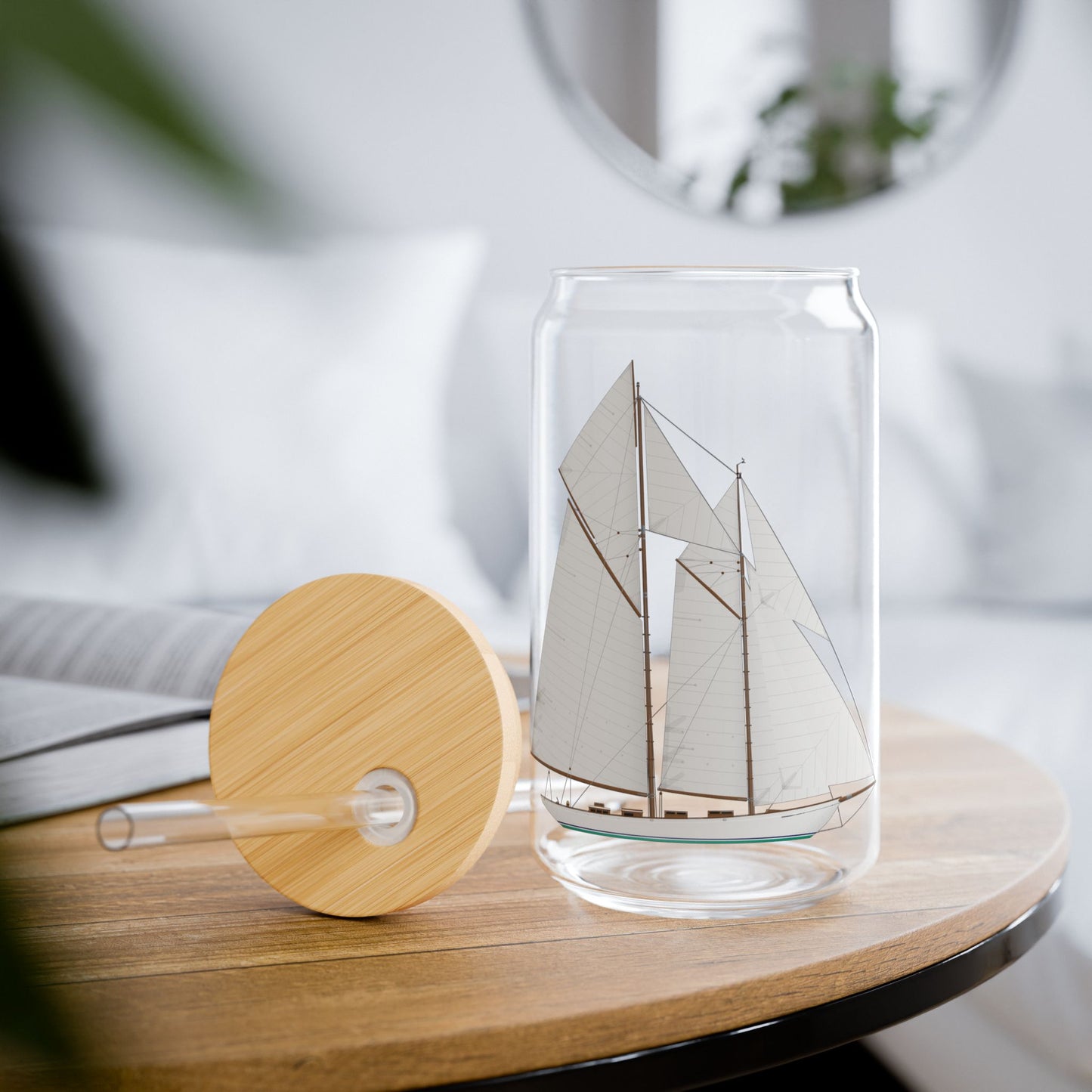 Kelpie Sipper Glass with Straw