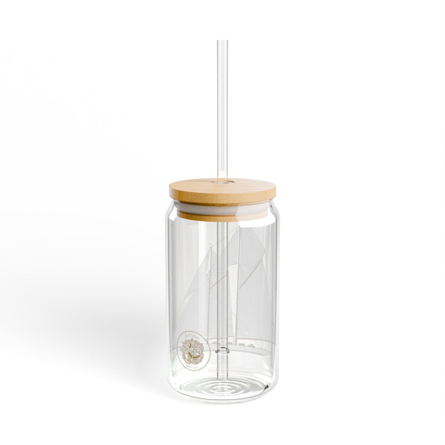 Kelpie Sipper Glass with Straw