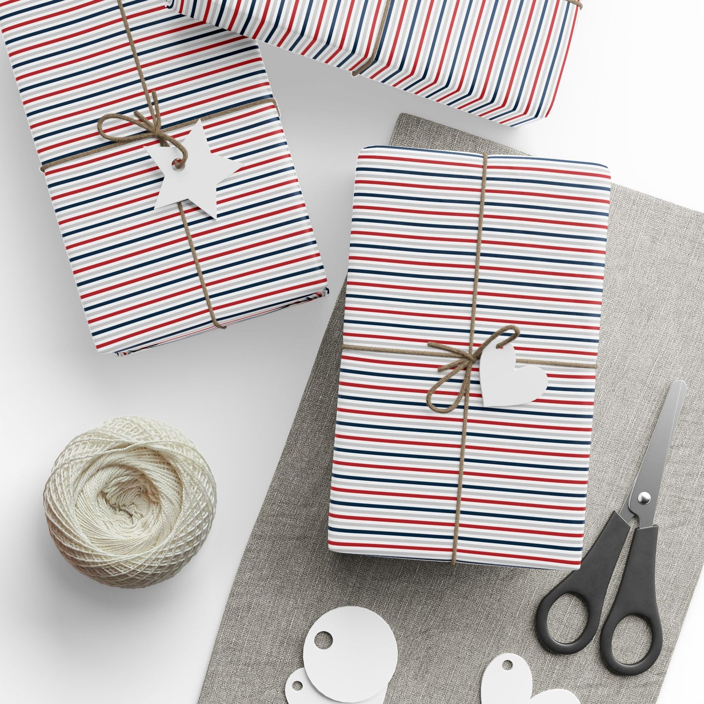 Le Launch Basque Stripe Wrapping Paper