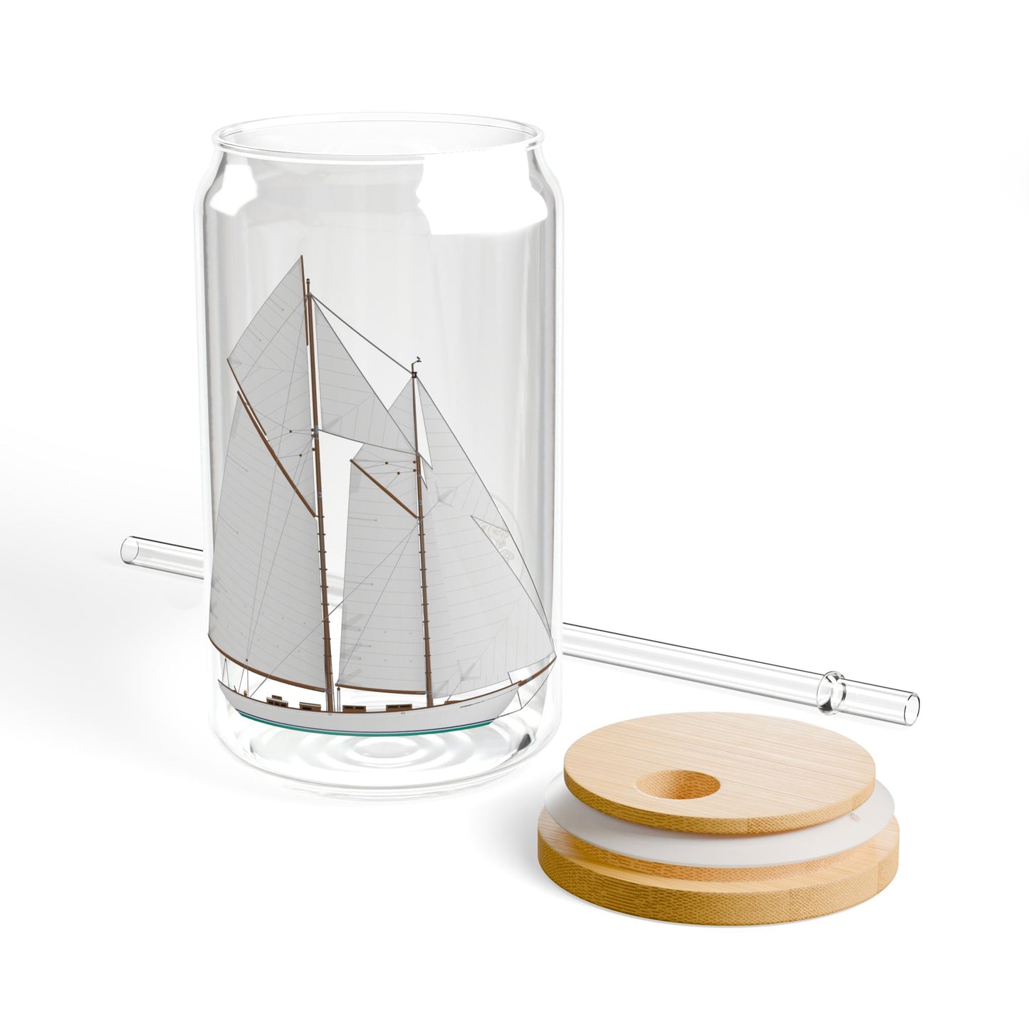 Kelpie Sipper Glass with Straw