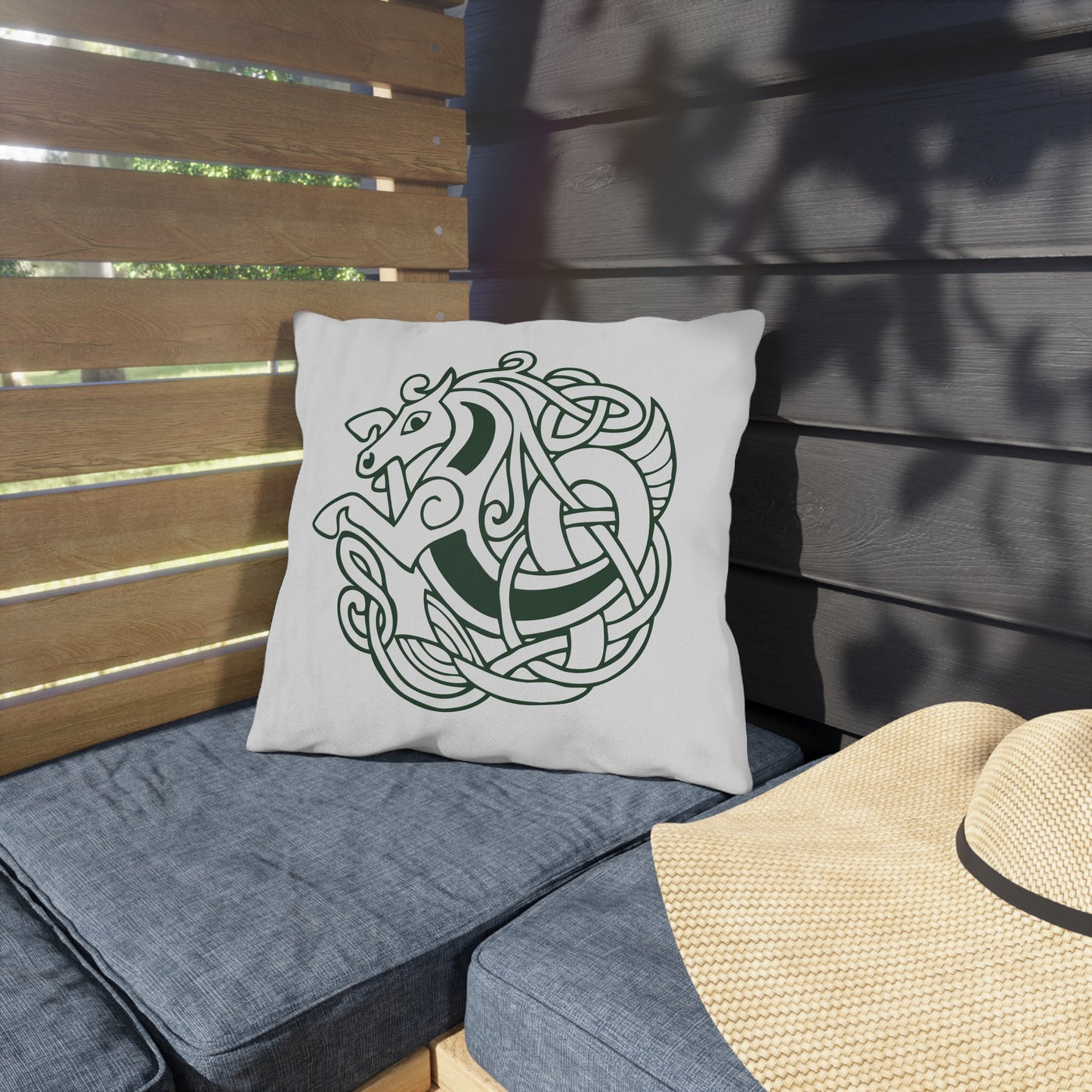 Throwback Kelpie Outdoor Decorative Pillows