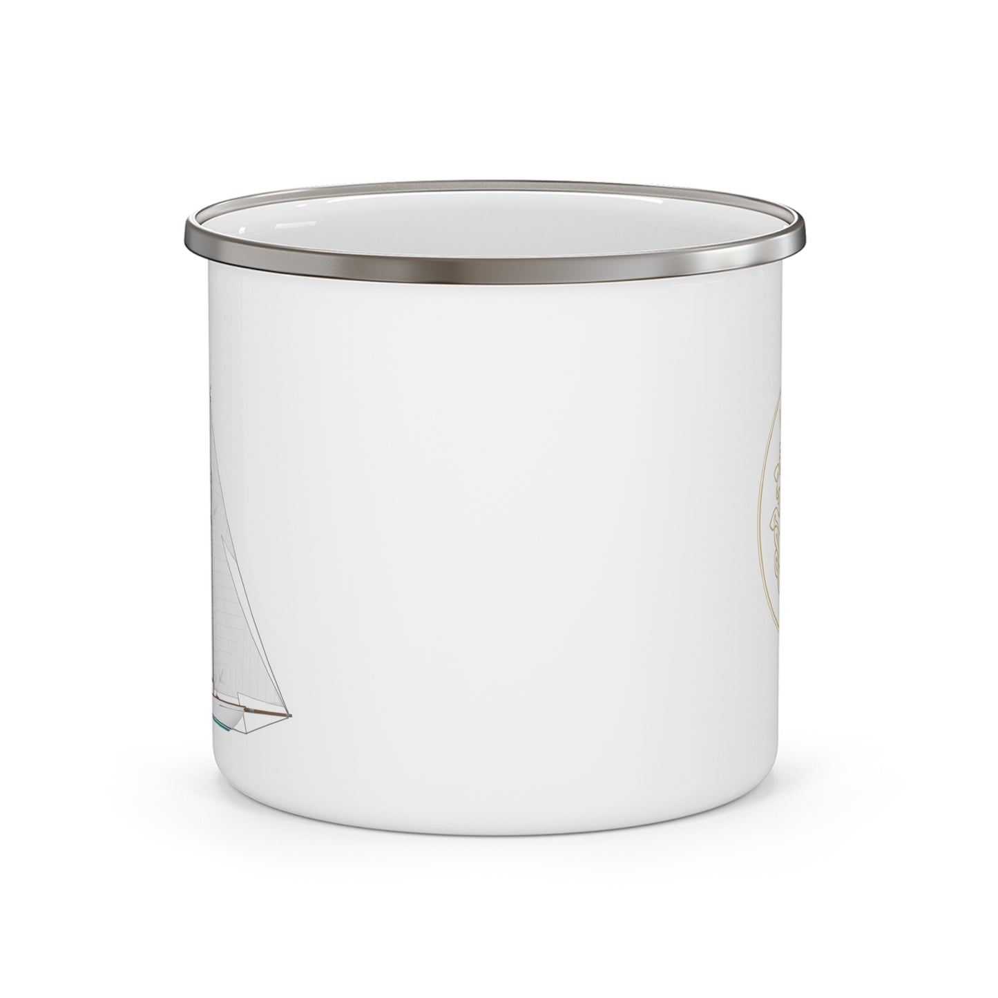 Kelpie Enamel Camping Mug