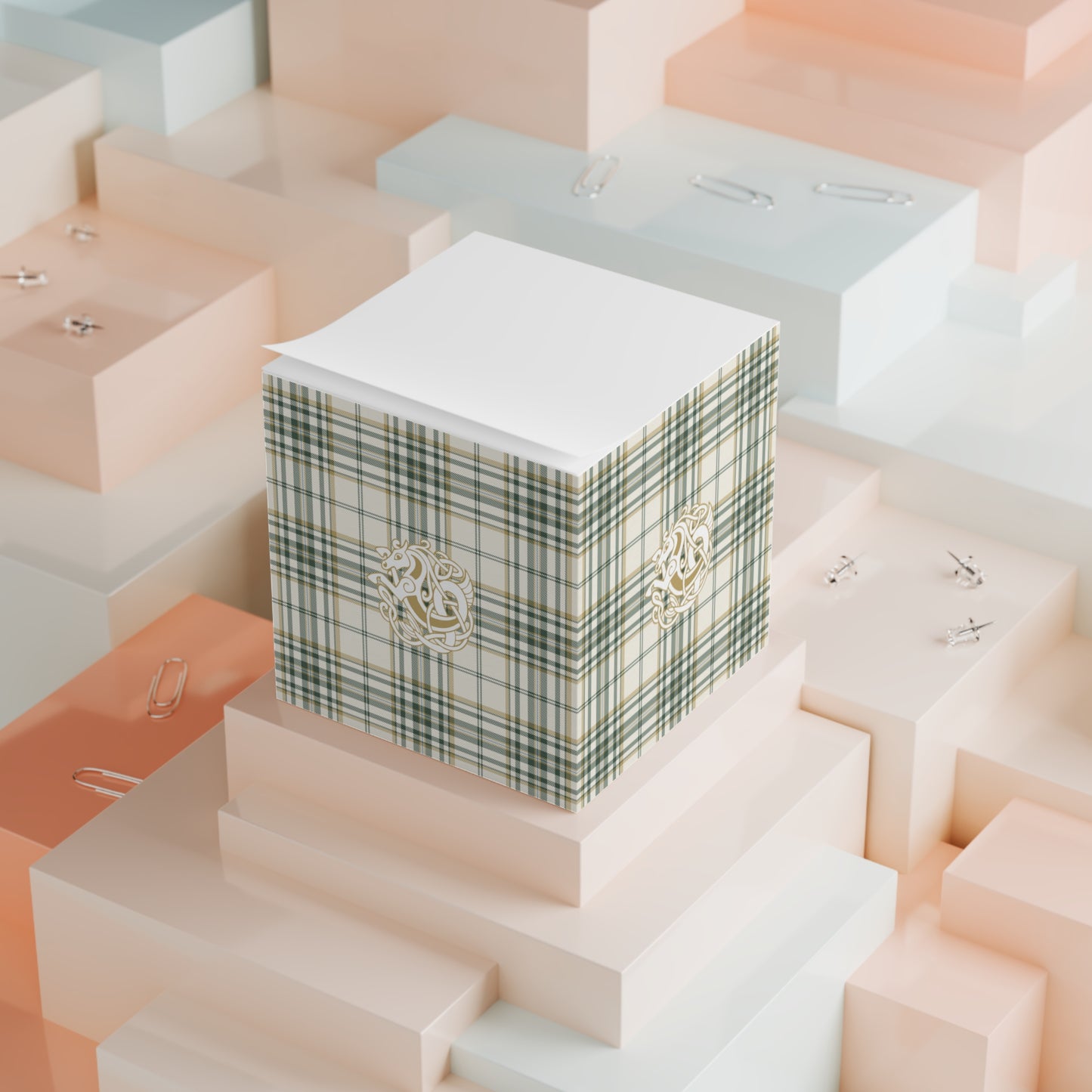 Kelpie Tartan Note Cube